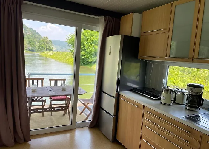 Botel Hausboot Im Hafen Sankt Goar